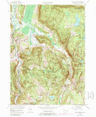 South Canaan Connecticut Historical topographic map, 1:24000 scale, 7.5 X 7.5 Minute, Year 1956