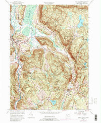 South Canaan Connecticut Historical topographic map, 1:24000 scale, 7.5 X 7.5 Minute, Year 1956