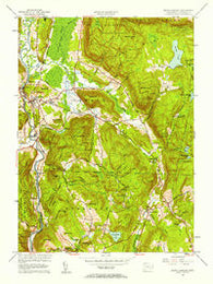 South Canaan Connecticut Historical topographic map, 1:31680 scale, 7.5 X 7.5 Minute, Year 1956