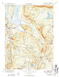 South Canaan Connecticut Historical topographic map, 1:31680 scale, 7.5 X 7.5 Minute, Year 1950