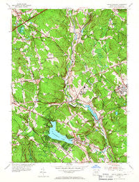 South Coventry Connecticut Historical topographic map, 1:24000 scale, 7.5 X 7.5 Minute, Year 1953