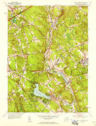 South Coventry Connecticut Historical topographic map, 1:24000 scale, 7.5 X 7.5 Minute, Year 1953