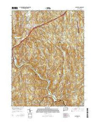 Southbury Connecticut Current topographic map, 1:24000 scale, 7.5 X 7.5 Minute, Year 2015