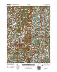 Southington Connecticut Historical topographic map, 1:24000 scale, 7.5 X 7.5 Minute, Year 2012