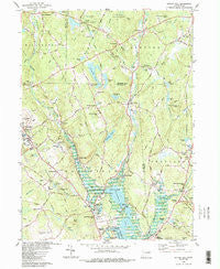 Spring Hill Connecticut Historical topographic map, 1:24000 scale, 7.5 X 7.5 Minute, Year 1983