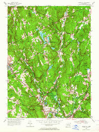 Spring Hill Connecticut Historical topographic map, 1:24000 scale, 7.5 X 7.5 Minute, Year 1953