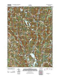 Spring Hill Connecticut Historical topographic map, 1:24000 scale, 7.5 X 7.5 Minute, Year 2012