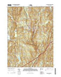 Stafford Springs Connecticut Current topographic map, 1:24000 scale, 7.5 X 7.5 Minute, Year 2015