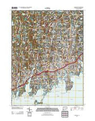 Stamford Connecticut Historical topographic map, 1:24000 scale, 7.5 X 7.5 Minute, Year 2012