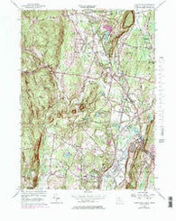 Tariffville Connecticut Historical topographic map, 1:24000 scale, 7.5 X 7.5 Minute, Year 1956