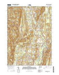 Tariffville Connecticut Current topographic map, 1:24000 scale, 7.5 X 7.5 Minute, Year 2015