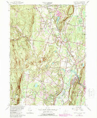 Tariffville Connecticut Historical topographic map, 1:24000 scale, 7.5 X 7.5 Minute, Year 1956