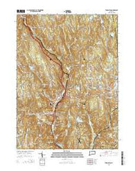 Thomaston Connecticut Current topographic map, 1:24000 scale, 7.5 X 7.5 Minute, Year 2015