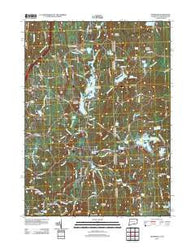 Thompson Connecticut Historical topographic map, 1:24000 scale, 7.5 X 7.5 Minute, Year 2012