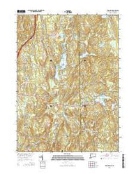 Thompson Connecticut Current topographic map, 1:24000 scale, 7.5 X 7.5 Minute, Year 2015