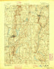Tolland Connecticut Historical topographic map, 1:62500 scale, 15 X 15 Minute, Year 1892