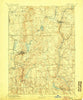 Tolland Connecticut Historical topographic map, 1:62500 scale, 15 X 15 Minute, Year 1892