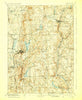 Tolland Connecticut Historical topographic map, 1:62500 scale, 15 X 15 Minute, Year 1892
