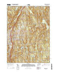 Torrington Connecticut Current topographic map, 1:24000 scale, 7.5 X 7.5 Minute, Year 2015