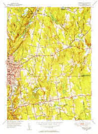 Torrington Connecticut Historical topographic map, 1:31680 scale, 7.5 X 7.5 Minute, Year 1948
