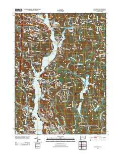 Uncasville Connecticut Historical topographic map, 1:24000 scale, 7.5 X 7.5 Minute, Year 2012