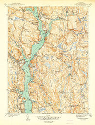 Uncasville Connecticut Historical topographic map, 1:31680 scale, 7.5 X 7.5 Minute, Year 1941