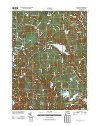 Voluntown Connecticut Historical topographic map, 1:24000 scale, 7.5 X 7.5 Minute, Year 2012