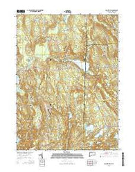 Voluntown Connecticut Current topographic map, 1:24000 scale, 7.5 X 7.5 Minute, Year 2015