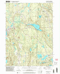 Voluntown Connecticut Historical topographic map, 1:24000 scale, 7.5 X 7.5 Minute, Year 2001