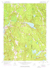 Voluntown Connecticut Historical topographic map, 1:24000 scale, 7.5 X 7.5 Minute, Year 1953