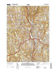 Waterbury Connecticut Current topographic map, 1:24000 scale, 7.5 X 7.5 Minute, Year 2015