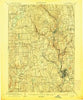 Waterbury Connecticut Historical topographic map, 1:62500 scale, 15 X 15 Minute, Year 1904