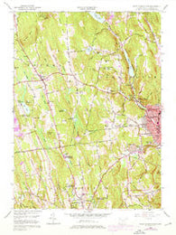 West Torrington Connecticut Historical topographic map, 1:24000 scale, 7.5 X 7.5 Minute, Year 1956