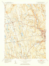 West Torrington Connecticut Historical topographic map, 1:31680 scale, 7.5 X 7.5 Minute, Year 1951