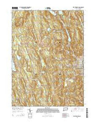 West Torrington Connecticut Current topographic map, 1:24000 scale, 7.5 X 7.5 Minute, Year 2015