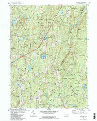 Westford Connecticut Historical topographic map, 1:24000 scale, 7.5 X 7.5 Minute, Year 1983