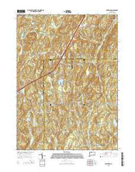 Westford Connecticut Current topographic map, 1:24000 scale, 7.5 X 7.5 Minute, Year 2015