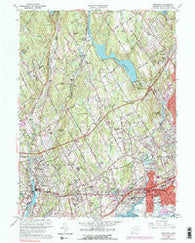 Westport Connecticut Historical topographic map, 1:24000 scale, 7.5 X 7.5 Minute, Year 1960