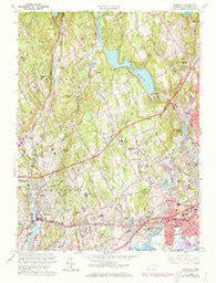 Westport Connecticut Historical topographic map, 1:24000 scale, 7.5 X 7.5 Minute, Year 1960