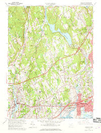 Westport Connecticut Historical topographic map, 1:24000 scale, 7.5 X 7.5 Minute, Year 1960