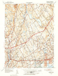 Westport Connecticut Historical topographic map, 1:31680 scale, 7.5 X 7.5 Minute, Year 1951
