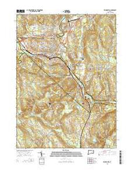 Willimantic Connecticut Current topographic map, 1:24000 scale, 7.5 X 7.5 Minute, Year 2015
