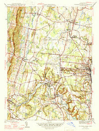 Windsor Locks Connecticut Historical topographic map, 1:31680 scale, 7.5 X 7.5 Minute, Year 1946