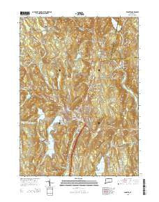 Winsted Connecticut Current topographic map, 1:24000 scale, 7.5 X 7.5 Minute, Year 2015