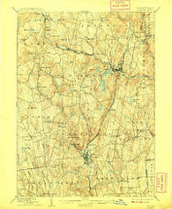 Winsted Connecticut Historical topographic map, 1:62500 scale, 15 X 15 Minute, Year 1892