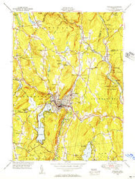 Winsted Connecticut Historical topographic map, 1:31680 scale, 7.5 X 7.5 Minute, Year 1948