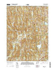 Woodbury Connecticut Current topographic map, 1:24000 scale, 7.5 X 7.5 Minute, Year 2015