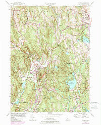 Woodbury Connecticut Historical topographic map, 1:24000 scale, 7.5 X 7.5 Minute, Year 1955