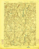 Woodstock Connecticut Historical topographic map, 1:62500 scale, 15 X 15 Minute, Year 1892
