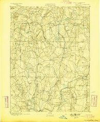 Woodstock Connecticut Historical topographic map, 1:62500 scale, 15 X 15 Minute, Year 1892